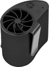 Mini tragbare Taille Fan wiederaufladbare USB Powered elektrische Clip auf Taille Fan 3 Geschwindigkeiten einstellbar persönlichen Fan für Arbeiten im Freien Wandern Camping schwarz
