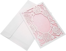 10pcs romantische Einladung Karten + 10pcs Innere Blätter + 10pcs weiße Umschläge Hochzeit Bankett-Dekoration