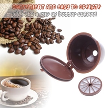3Pcs Nachfüllbare Nescafe Wiederverwendbare Nachfüllkapsel Eco-Friendly Single Kaffee Filter Pods Kompatibel mit Nescafe Dolce Gusto Brewers