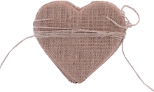 15 stücke DIY Sackleinen Banner für Valentinstag Hochzeit und Party Ornamente Herzform Decorarion Flachs Tuch