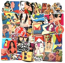 52 Teile / los Sexy Beauty Girls Vulgar Stickers