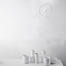 2PCS nordische Art 3D Geometrische Kerzenständer Metall Wand Kerzenhalter Leuchter Home Decor