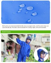 Kinder Regenmantel Atmungsaktive Regenbekleidung Wasserdichter Regenmantel Für Kinder Jungen Mädchen Studenten Regenanzug Mit Kapuze Hohe Sichtbarkeit Reflektierender Regenmantel