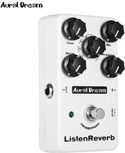 Aural Dream Listen Reverb Gitarren Effektpedal mit 8 Rever Effects True Bypass Gitarrenpedalen
