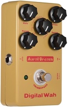 Aural Dream Digital Wah Effektpedal Aluminiumlegierung Shell True Bypass E-Gitarren-Pedale