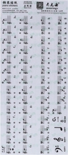 Transparente 49 61 Schlüssel Elektronische Tastatur 88 Schlüssel Klavier Stabkirche Hinweis Aufkleber für die weißen Tasten