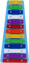 Andoer® 13 Bar Kinder Glockenspiel Xylophon Bunter Note des Pädagogisches Rhythmusinstrument Rhythmus Spielzeug für Baby Kleinkind Kinder