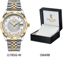 TEVISE Top Brand Herrenmode Luxus wasserdichte Armbanduhr