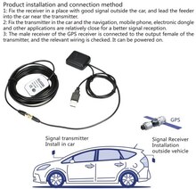 Auto GPS Signal Antennenverstärker Booster mit GPS Empfänger + Sender 30DB für Phone Navigator