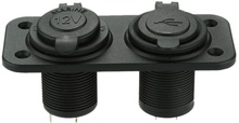 KKmoon Dual USB-Buchse Zigarettenanzünder Ladegerät Adapter Steckdose für Motorrad Boat Traktor Auto 5V 1A /2.1A
