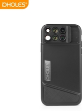PHOLES X1 Phone Lens Case für iPhone X Fisheye Weitwinkel-Teleobjektiv mit TPU Protective Phone Case