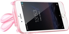 "Luxus Ultra-Thin Cute Plüsch Bunny Rabbit Soft TPU Super Flexible klar zurück Case/Cover für Apple iPhone 6 Plus 6 s Plus 5.5 """