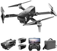 VISUO ZEN K1 5G WIFI FPVGPS Brushless Drohne 4K Mit Dual Kamera (2 Batterien und Handtasche)