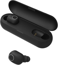 Q1 TWS Earbuds Bluetooth 5.0 Wahre drahtlose Kopfhörer In-Ear-Musikkopfhörer IPX4 Wasserdichtes Sport-Headset mit Mikrofon-Ladekoffer