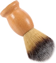 Herren Nylon Rasierpinsel Holzgriff Gesichts Rasieren Werkzeug Rasierpinsel für Razor männliches Gesicht Reinigungsbürste