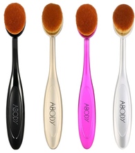 1pc Abody Oval Make-up-Bürsten-Kosmetik-Stiftung Creme Powder Blush professionellen Make-up-Tool Kosmetik Pinsel Lila