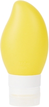 78ml Nachfüllbar Mango Förmige Reiseflasche Set Dicht Squeezable Silikonflaschen Kit Style Gelb