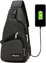 Tragbare Outdoor Leisure Travel Radfahren multifunktionale kleine Tasche mit USB