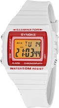 SYNOKE 9708 Sport Uhr Fashion Watch LED Digital Alarm Leuchtende Stoppuhr Timing Wasserdicht Sport Band