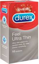 Durex Feel Ultra Thin 10-pack Tunna Kondomer