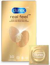 Durex real feel 10-pack Tunna & Latexfria Kondomer