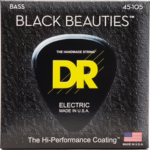DR Strings BKB-45 Black Beauties black bas-strenge, 045-105