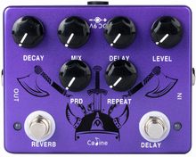 Caline CP-80 Purple Repeat Reverb delay guitar-effekt-pedal
