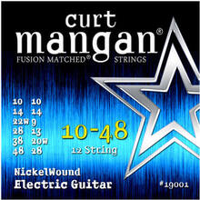 Curt Mangan 19001 Nickel Wound 12-strenget el-guitarstrenge 010-048