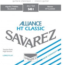Savarez 540J Alliance High spansk guitar-strenge, blå