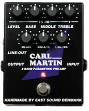 Carl Martin 3 Band Parametric  Pre-Amp gitarpedal