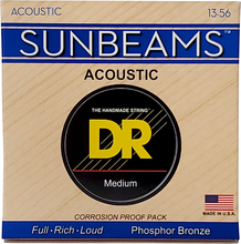 DR Strings RCA-13 Sunbeams stålstrengs-gitarstrenger, 013-056