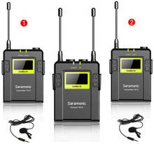 Saramonic UwMic10 RX10+TX10+TX10 trådløs 2 x myggmikrofon for kamera