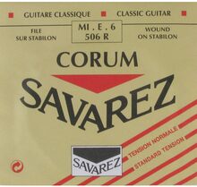 Savarez 504R Corum D4 løs spansk gitarstreng, rød