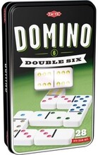 Tactic Domino dubbel 6 i plåtask