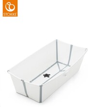 Stokke Flexi Bath XL med Värmekänslig Propp (Vit)