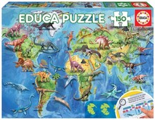 Educa Dinosaurs World Map Pussel (150-bitar)