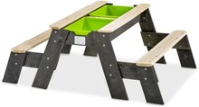 EXIT Aksent Sand, vatten och picknickbord (2 bänkar)