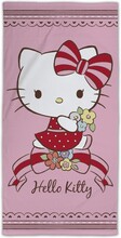 Hello Kitty Handduk 70x140 cm (Rosa)