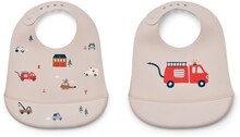 Liewood Tilda Haklapp 2-pack Emergency Vehicles (Sandy)