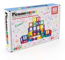Picasso Tiles Artistry Magnetic Tiles set 42-delar