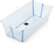 Stokke Flexi Bath XL med Värmekänslig Propp (Glacier Blue)