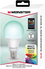 Monster: LED-lampa E27 RGB med fjärr