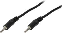 LogiLink: Audiokabel 3,5mm-hane - 3,5mm-hane Stereo