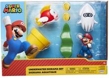 Super Mario 2.5 Inch Diorama Set Underwater