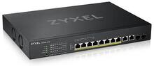 Zyxel XS1930-12HP, 8-port Multi-Gigabit Smart Managed PoE Switch 375Watt 802.3BT, 2x10GbE + 2xSFP+