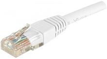 EXC Patch Cord RJ45 CAT.5e U/UTP White 1m