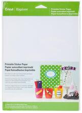 Cricut Printable Sticker Paper 21,5x28cm 12 pack