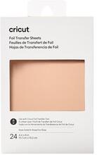 Cricut Transfer Foil Sheets 10x15cm 24 sheets (Rose Gold)