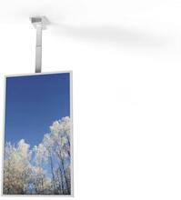 Hi-Nd Ceiling casing Universal for Samsung 43"" & LG, 43"", Portrait, no tilt White RAL 9003
