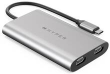 Hyper HyperDrive Dual 4K HDMI Adapter for M1/M2 MacBook
